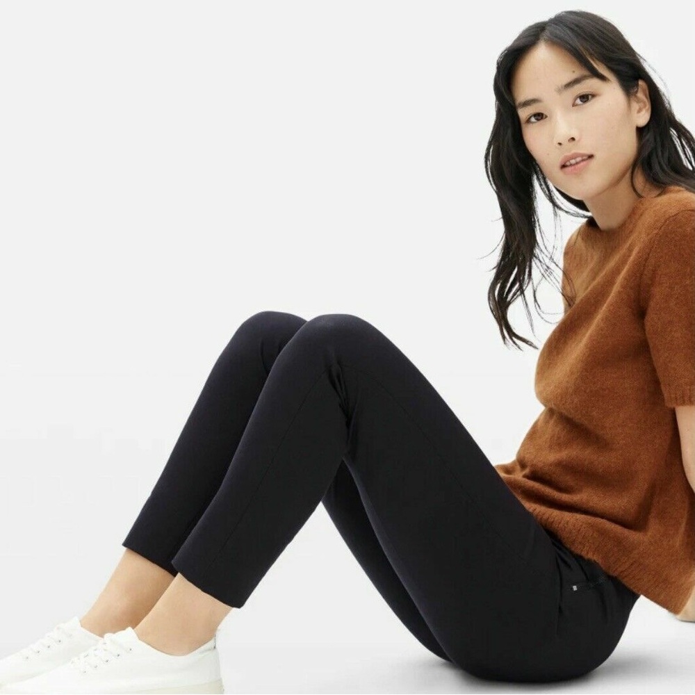 Everlane Black Side Zip Work Pants Size 6